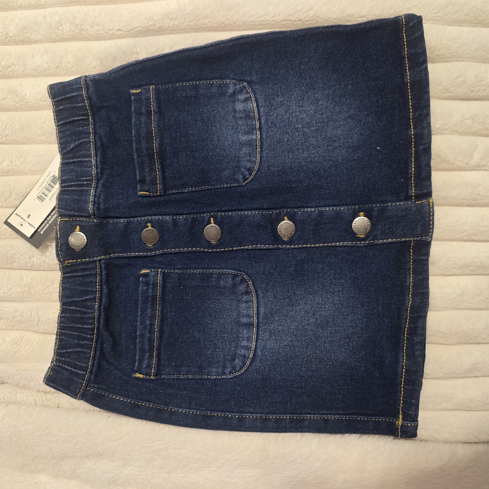 Joe Fresh Dark Blue Denim Skirt